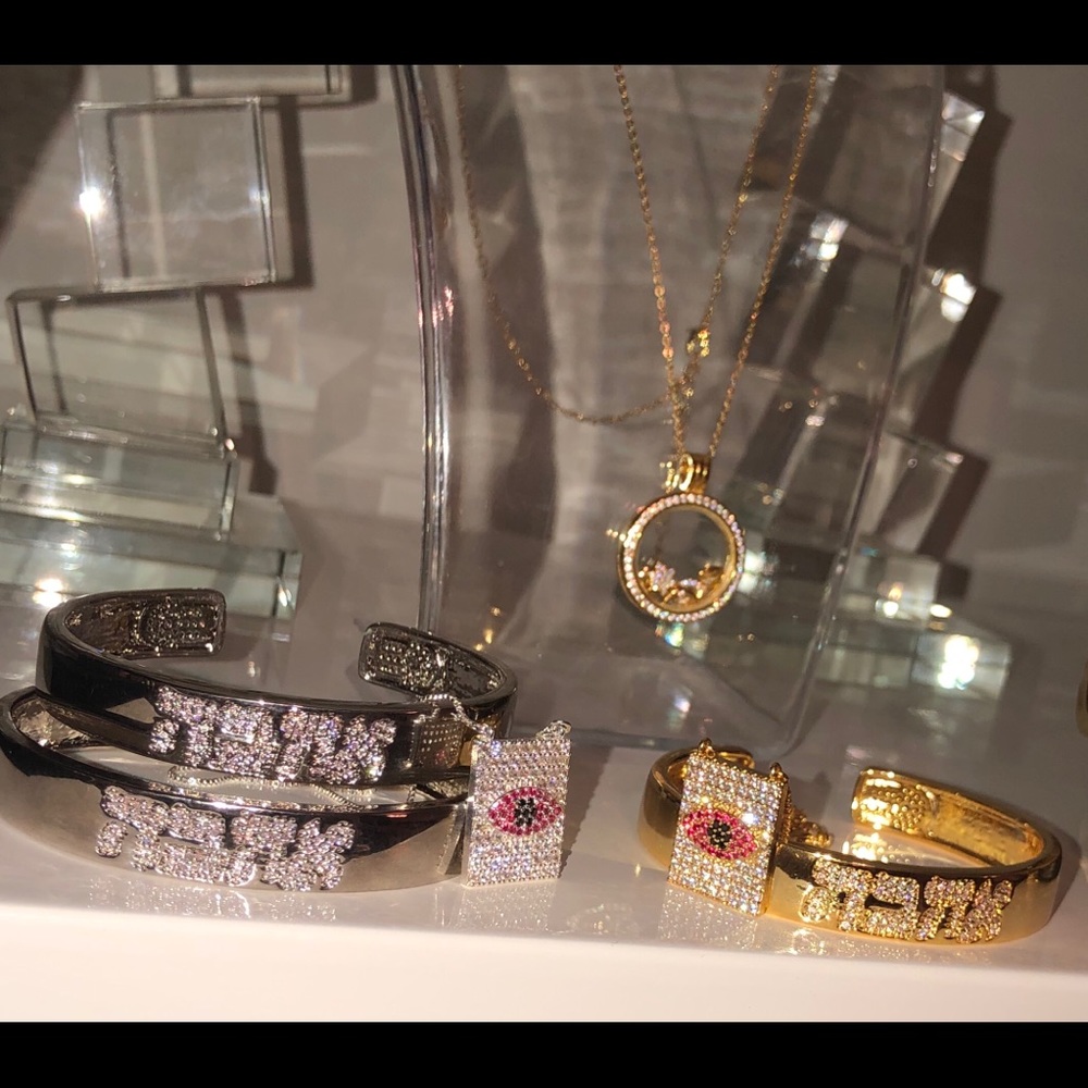 GP bracelet hebrew love designed by Ana Ungar